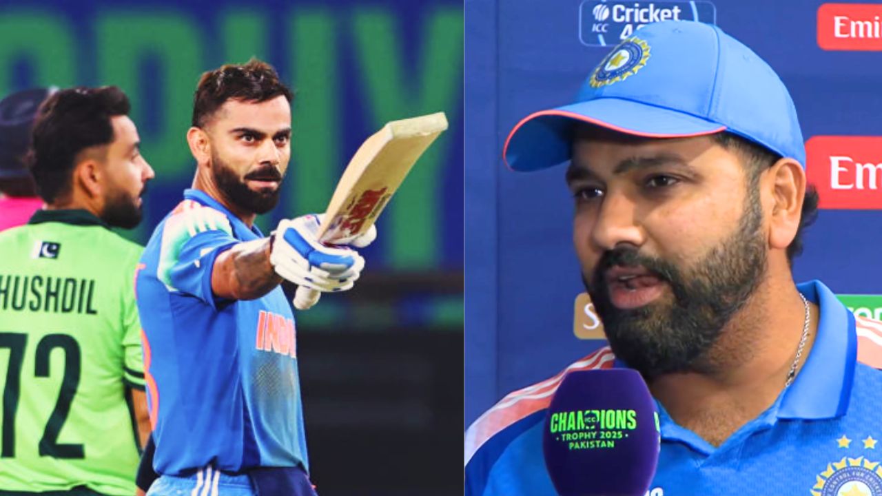 Rohit Sharma complete statement on the victory against Pakistan Virat Kohli's century and Hardik Pan...