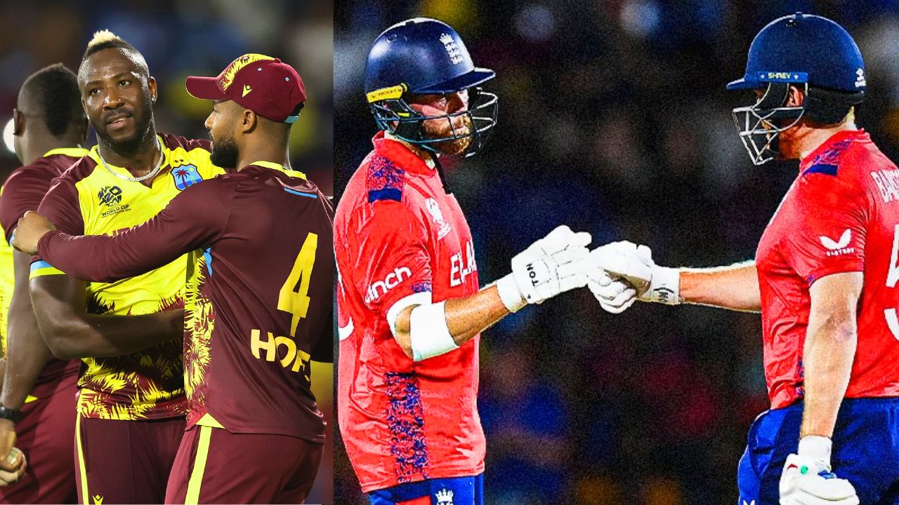 T20 World Cup 2024 ENG vs WI Match Highlights