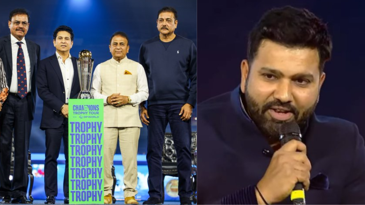 Sachin-Gavaskar unveiled Champions Trophy 2025 Rohit Sharma said India will win it at any cost