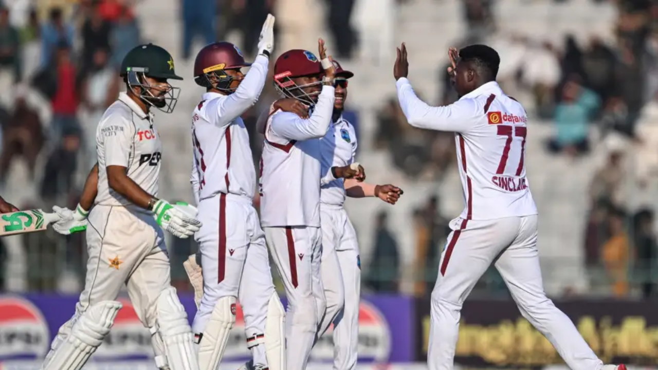 PAK vs WI West Indies insane fightback defeated Pakistan on their own soil by 120 runs