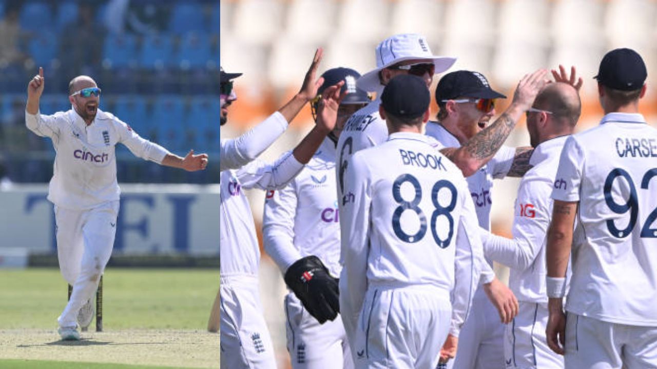 Jack Leach pak vs eng 2024