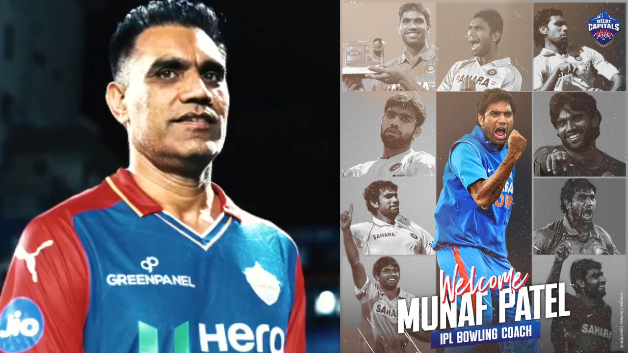 IPL 2025 Delhi Capitals Appointed Munaf Patel as Bowling Coach