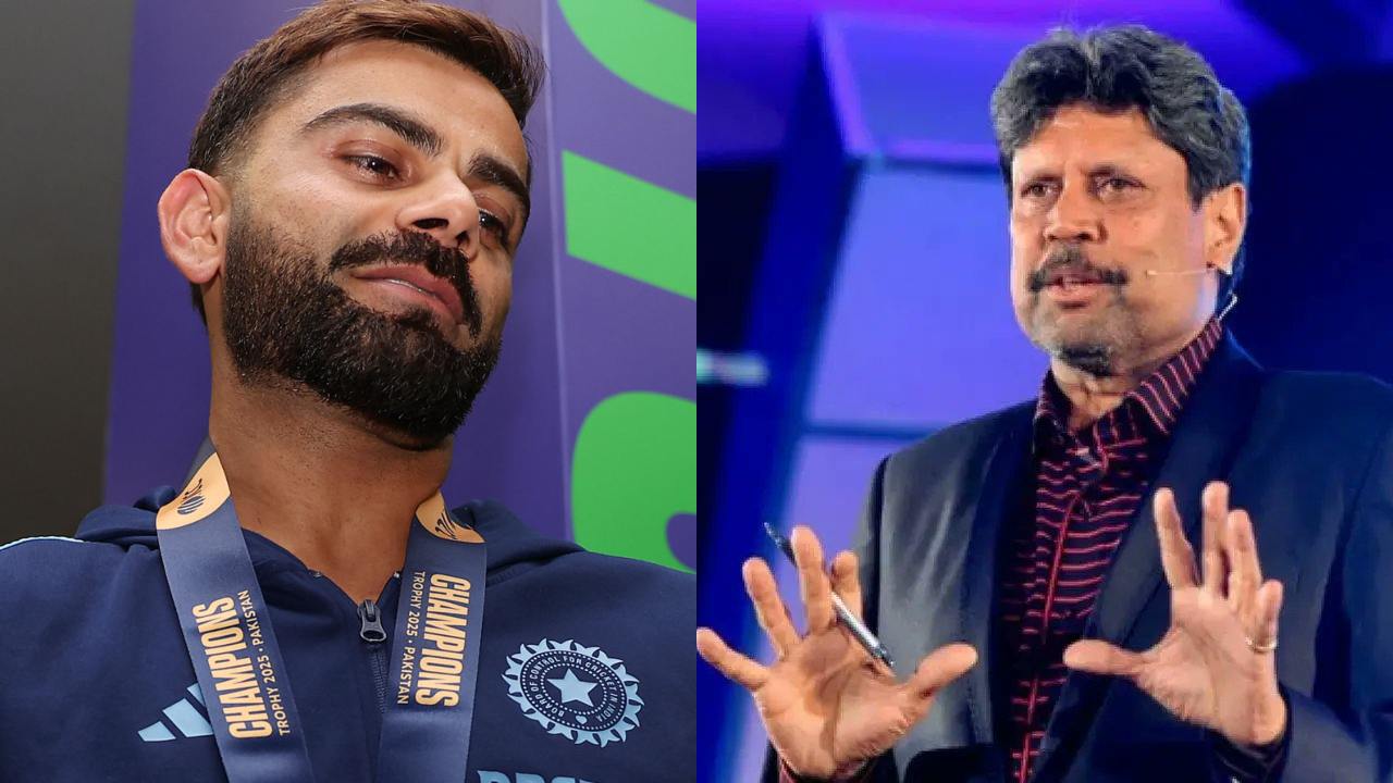 Virat Kohli and Kapil Dev