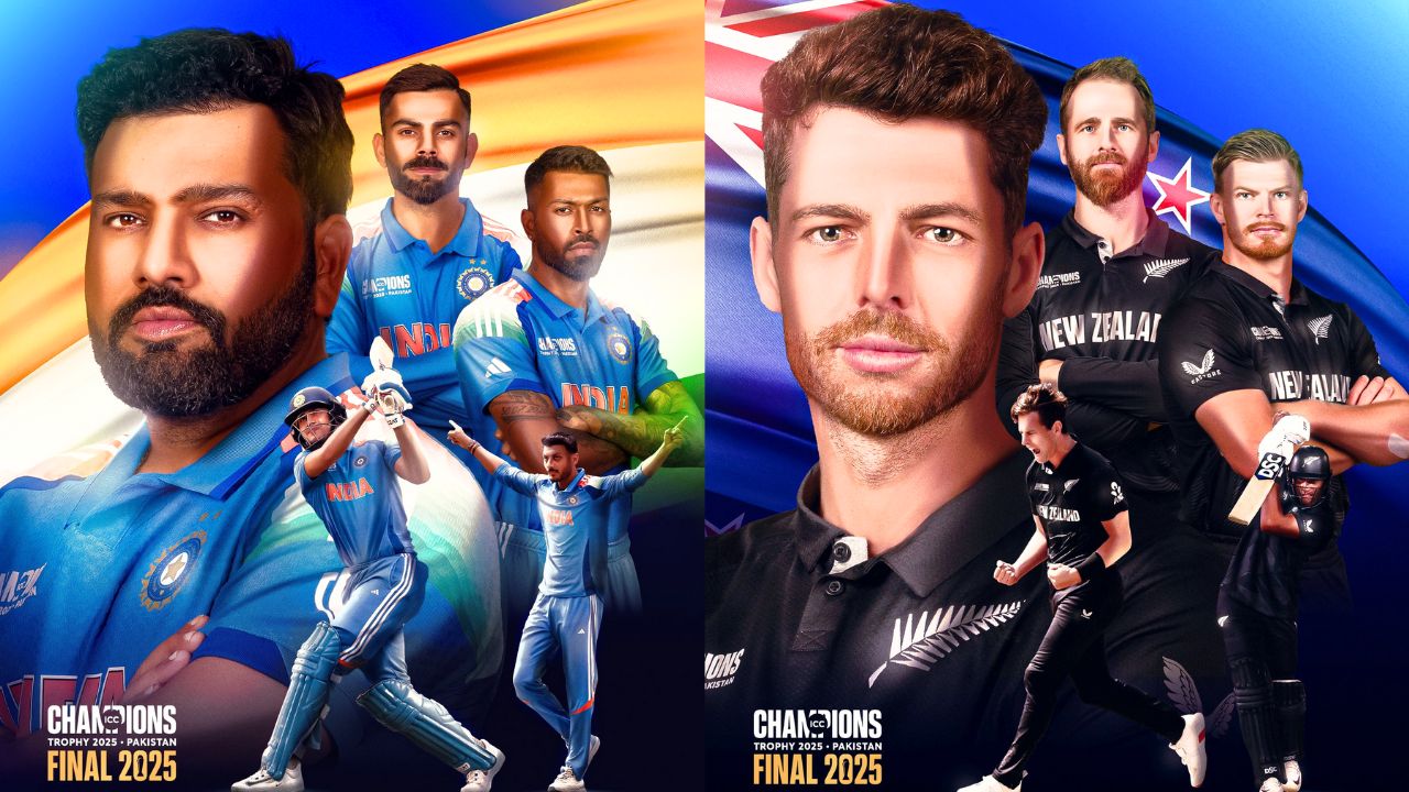 Champions Trophy Final India Vs New Zealand History