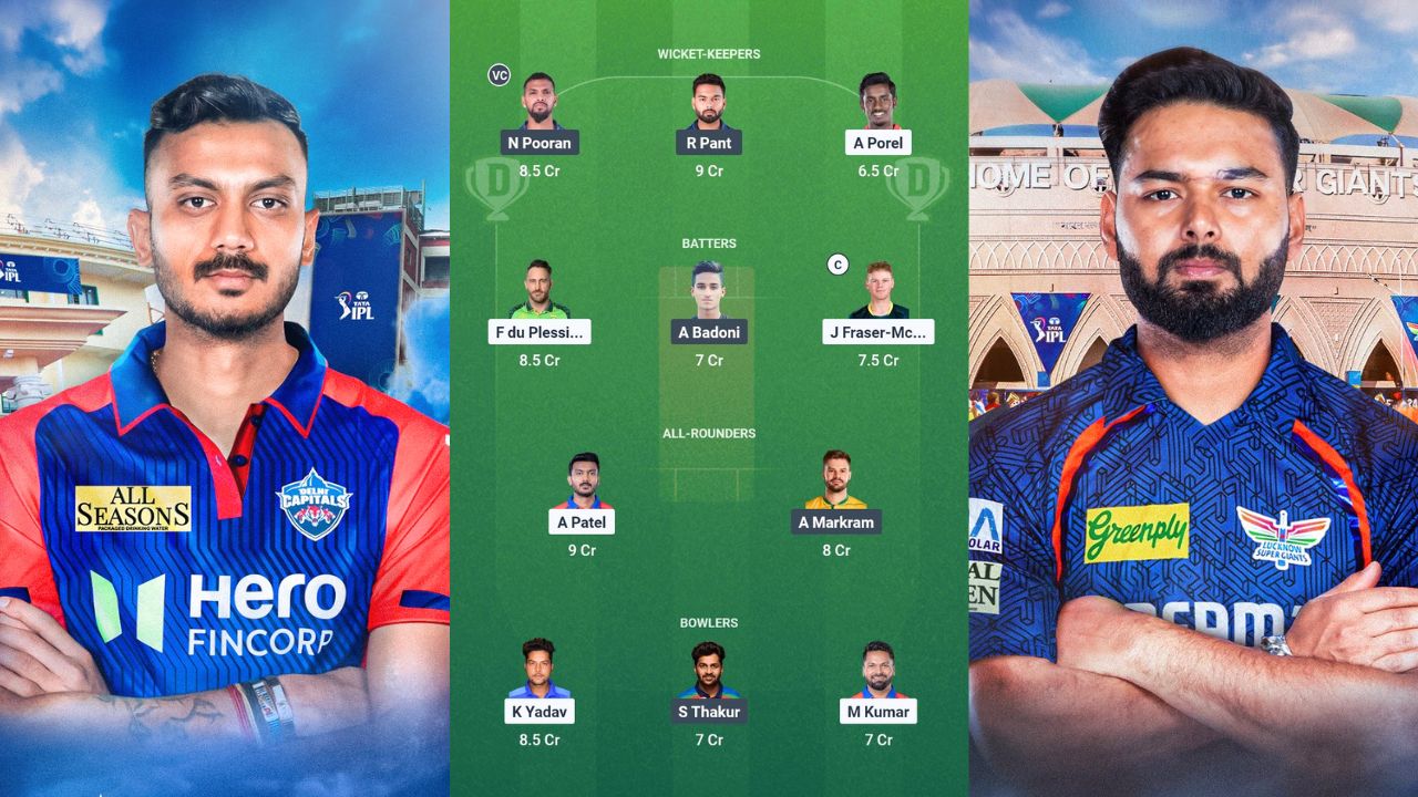 DC Vs LSG DREAM 11 TEAM AND FANTASY PREDICTION