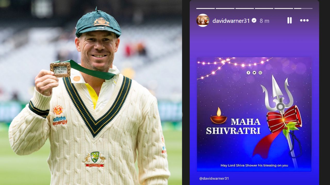 David Warner On Maha Shivratri