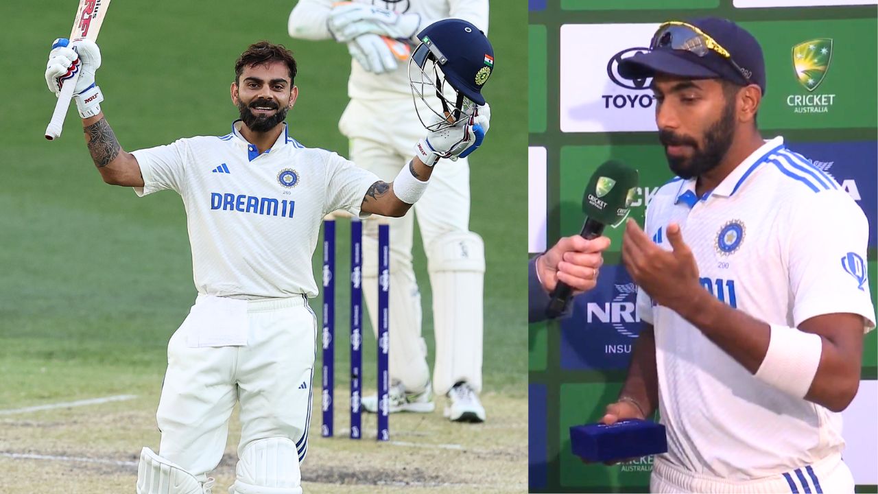 IND vs AUS 1st Test Match Jasprit Bumrah on Virat Kohli Hundred Perth Test