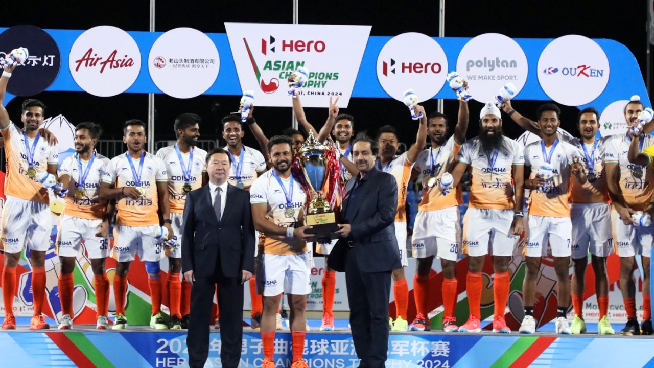 INDIA vs CHINA Final Asian Champions Trophy 2024 Indian Hockey Team Won his 5th Title