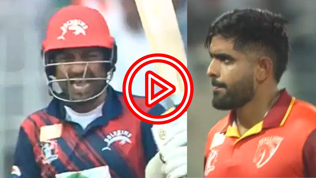 Sarfaraz Khan Trolling Babar Azam VIDEO Babar ko 40 over khila denge