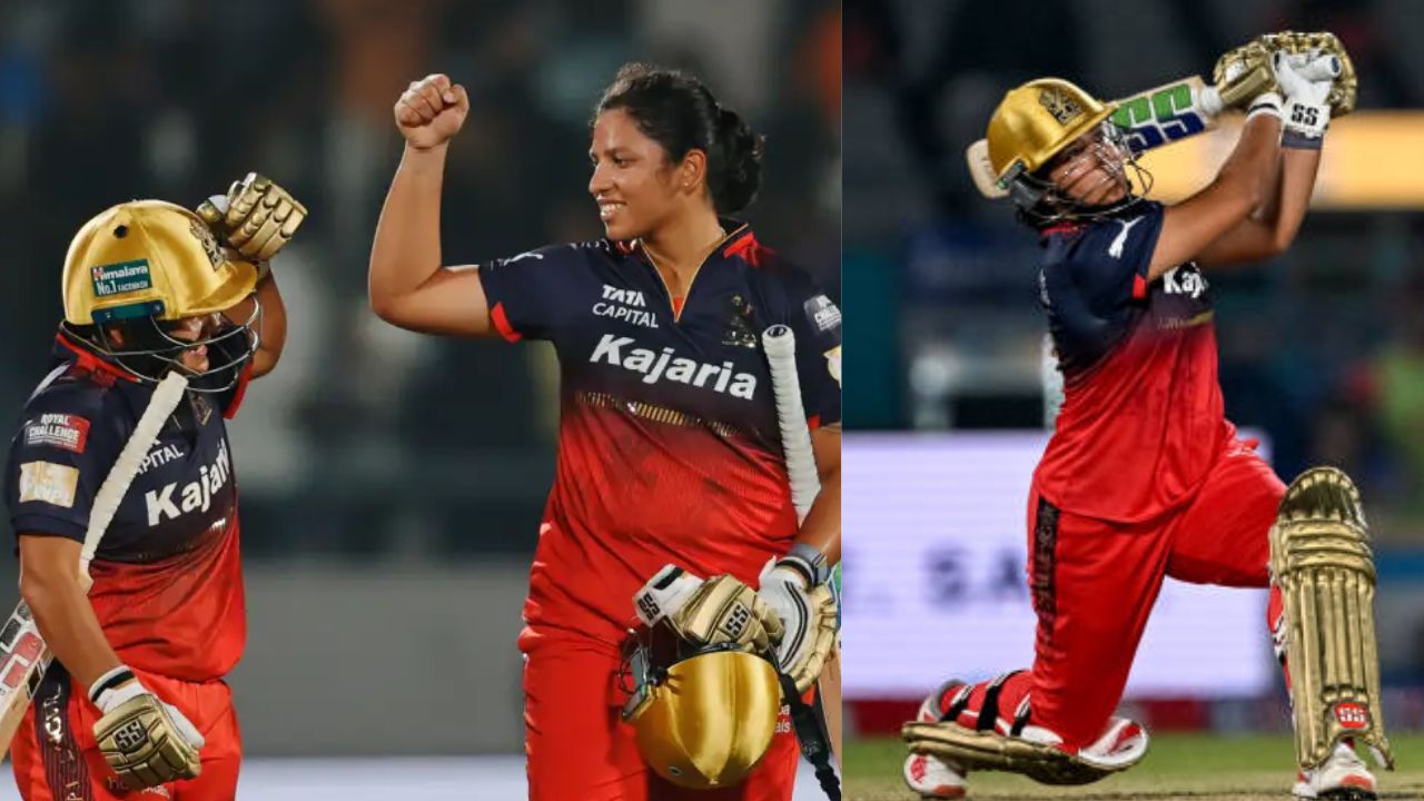 Richa Ghosh created havoc in the very first match of WPL 2025 played explosive innings and led RCB t...