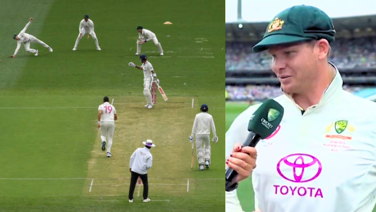 Steve Smith called the third umpire's decision wrong