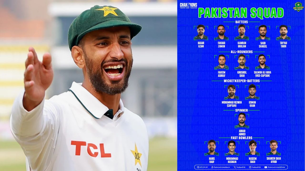 PCB Announced Pakistan Squad for Champions Trophy 2025