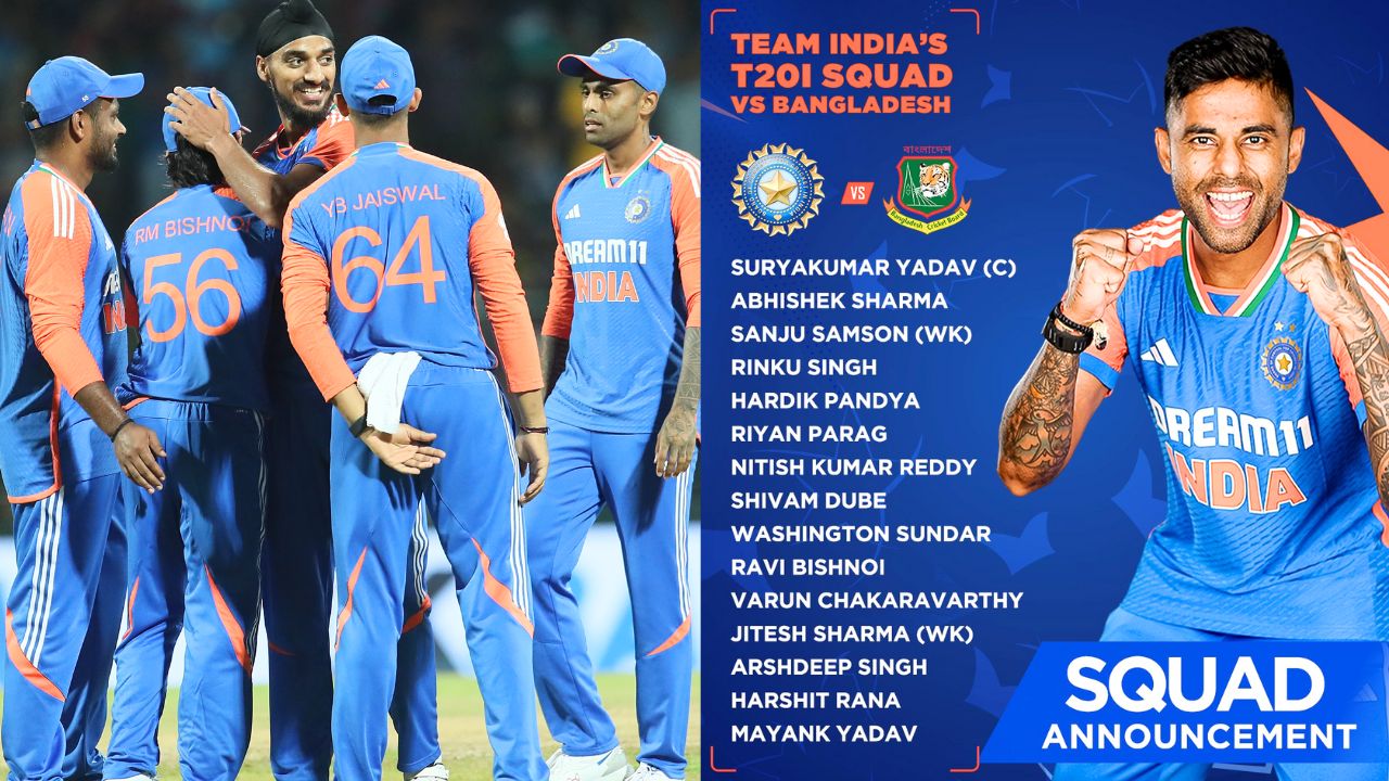 IND vs BAN T20 Series Team India Squad Announce 2024 Mayank Yadav Called Up