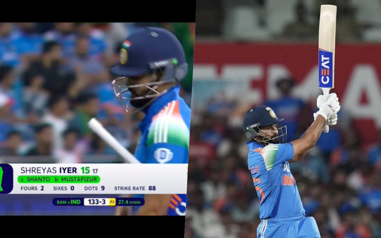 Shreyas Iyer vs Bangladesh