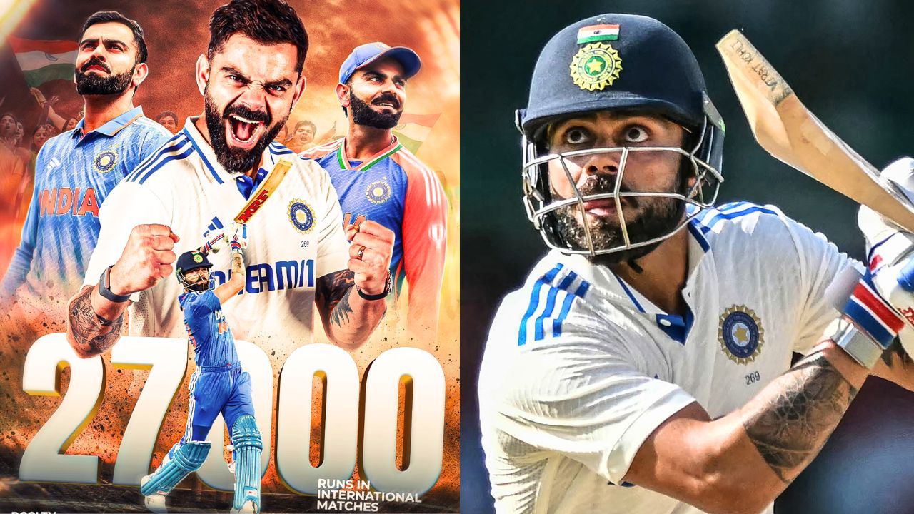 IND vs BAN 2nd Test Virat Kohli Completed 27000 International Runs Overtook Sachin Tendulkar Record