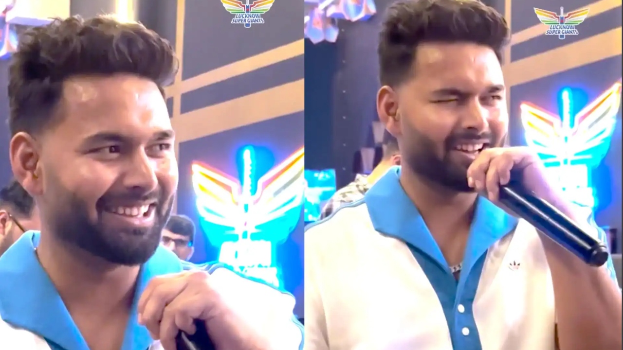 Rishabh Pant Singing Video