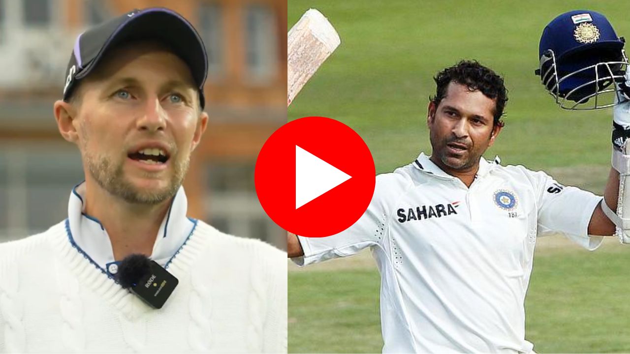 Joe Root STATEMENT on Sachin Tendulkar Record watch video England Cricket