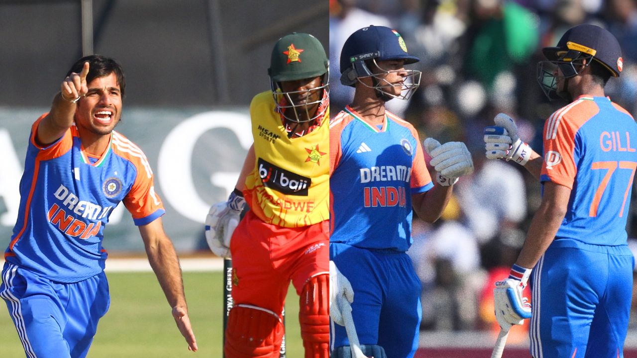 IND vs ZIM Series 4th T20 Match Team India Records Updates