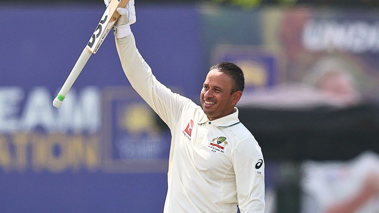 SL vs AUS Test Match Usman Khawaja Double Hundred