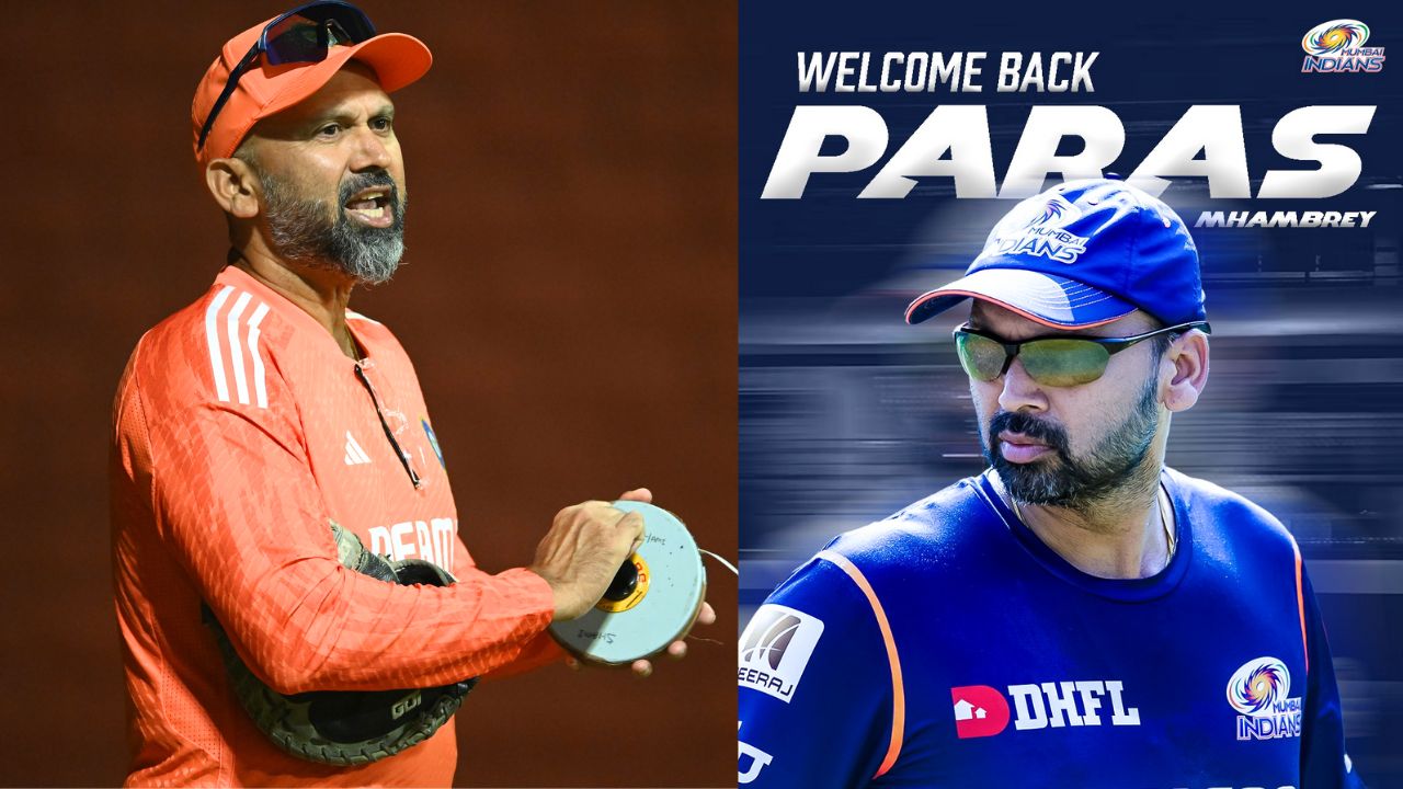 Along with Lasith Malinga Paras Mahambre was also appointed bowling coach by Mumbai Indians