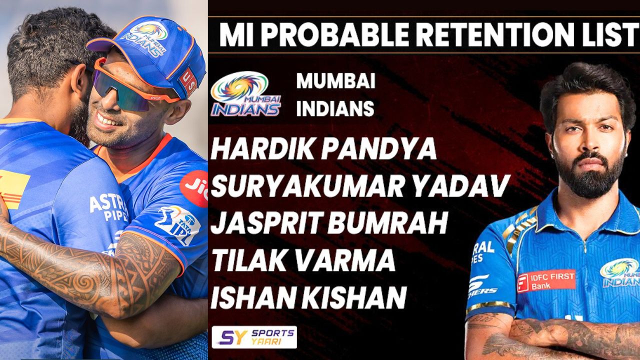 MI IPL New Retention Rule 2025 Which 6 players will Mumbai Indians Retain