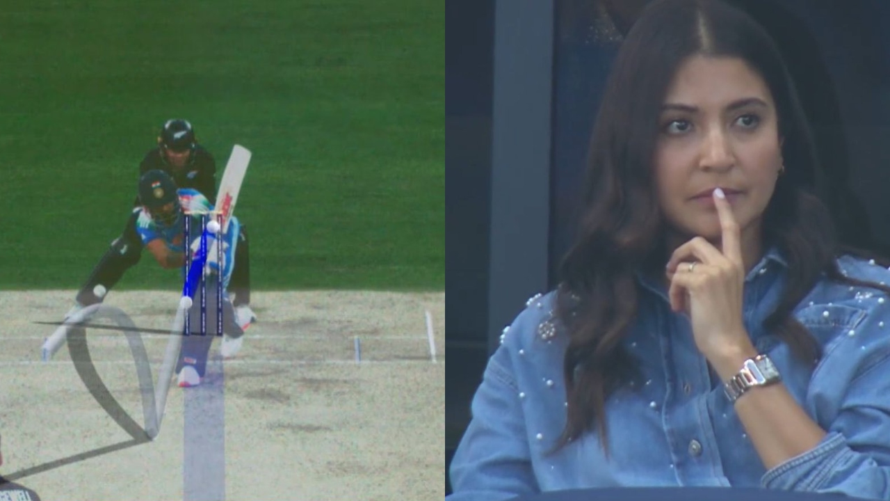 Virat Kohli Wicket Anushka Sharma Reaction Champions Trophy Final Ind Vs Nz