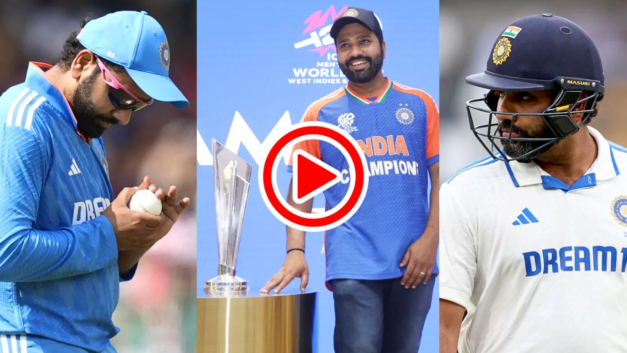 Watch Video Rohit Sharma Emotional Goodbye to 2024