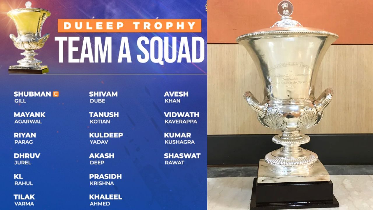 BCCI Announced Duleep Trophy 2024 Squads Top Indian Players are in this tour